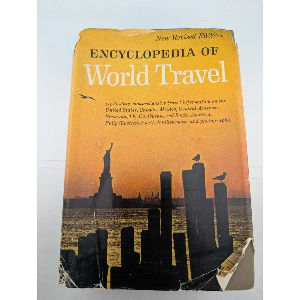 Encyclopedia of World Travel (2‑Volume Set) 1961 Doubleday Hardcover